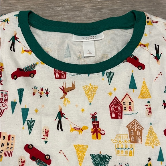 NWT Men’s LC Lauren Conrad pajama sleep set family sleepwear holiday village NEW - Picture 7 of 10